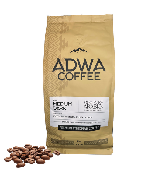 1 - Adwa Coffee 1 Kg – Whole Beans